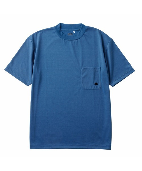 LOGOS(ロゴス)の「【LOGOS by LIPNER/ロゴスバイリプナー】ビックシルエット ポケット付ショートスリーブTシャツ(Tシャツ/カットソー・メンズ・ブラック/オリーブ/ネイビー・M/L/XL)」の1枚目の写真