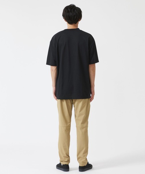 LOGOS(ロゴス)の「【LOGOS by LIPNER/ロゴスバイリプナー】ビックシルエット ポケット付ショートスリーブTシャツ(Tシャツ/カットソー・メンズ・ブラック/オリーブ/ネイビー・M/L/XL)」の4枚目の写真