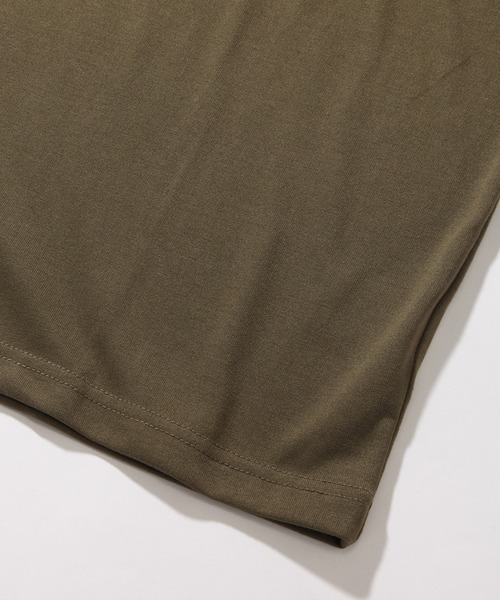 LOGOS(ロゴス)の「【LOGOS by LIPNER/ロゴスバイリプナー】ビックシルエット ポケット付ショートスリーブTシャツ(Tシャツ/カットソー・メンズ・ブラック/オリーブ/ネイビー・M/L/XL)」の14枚目の写真