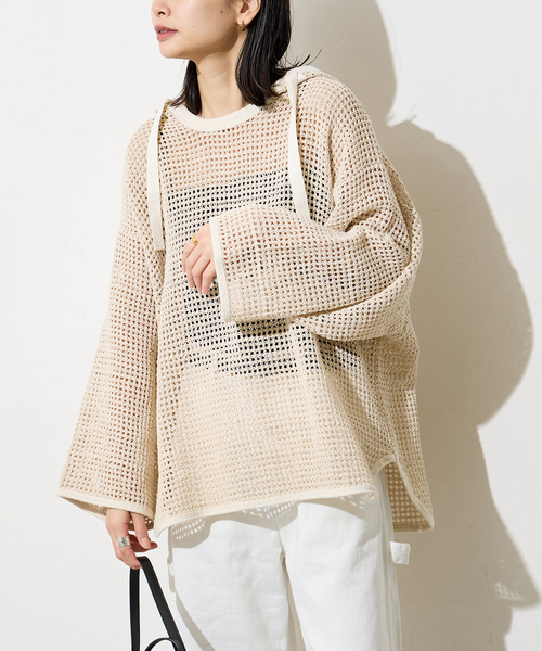 ARMY TWILL/アーミーツイル】Cotton Mesh HOODIE：メッシュフーディ