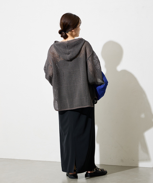 ARMY TWILL/アーミーツイル】Cotton Mesh HOODIE：メッシュフーディ