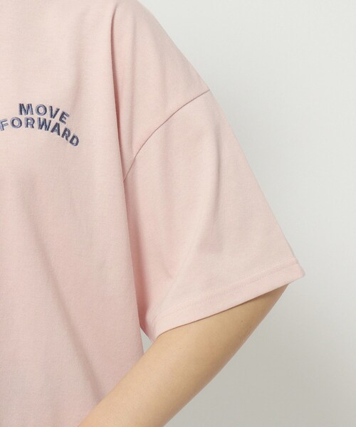 PINK-latte(ピンクラテ)の「◆【130cmあり】人気のピンクマテTシャツ(Tシャツ/カットソー・キッズ・ピンク系/オフホワイト/チャコールグレー・16/15 /14/13)」の11枚目の写真