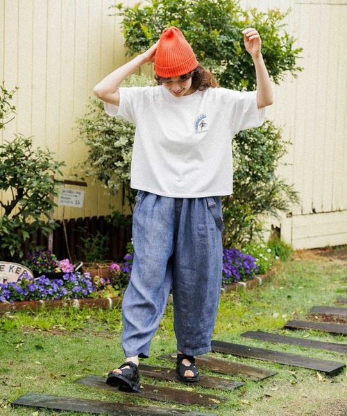 niko and...（ニコアンド）の「アソートカレッジTシャツ（Tシャツ/カットソー・レディース・レッド/ネイビー/オフホワイト/ナチュラル・MEDIUM/LARGE）」の14枚目の写真