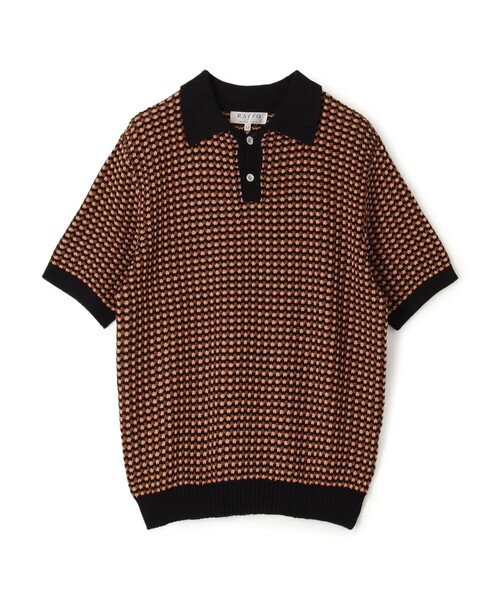 Raffa Molina コットン ニットポロ Sサイズ セール】【別注】Raffa Molina コットン ニットポロシャツ