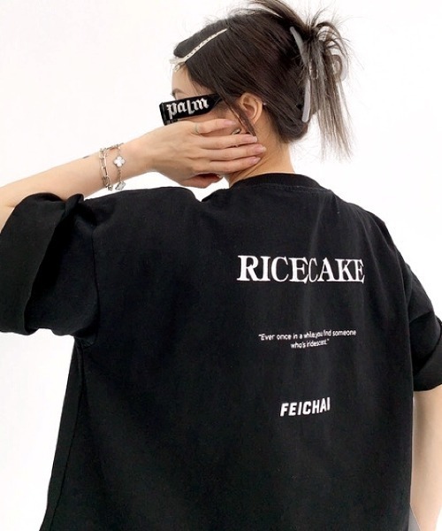 SHEENA(シーナ)の「バックメッセージプリントオーバーサイズTシャツ(Tシャツ/カットソー・レディース・ホワイト/ブラック/グレー・M)」の16枚目の写真