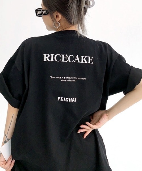 SHEENA(シーナ)の「バックメッセージプリントオーバーサイズTシャツ(Tシャツ/カットソー・レディース・ホワイト/ブラック/グレー・M)」の17枚目の写真