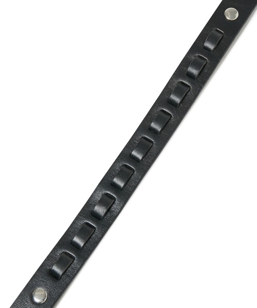 JUNRED（ジュンレッド）の「【 追加生産 】レザーフックベルト（ベルト・メンズ・ダークブラウン/ブラック・FREE）」の6枚目の写真