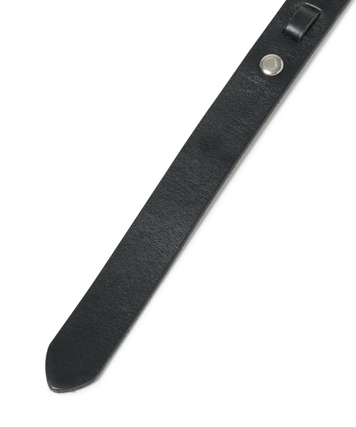 JUNRED（ジュンレッド）の「【 追加生産 】レザーフックベルト（ベルト・メンズ・ダークブラウン/ブラック・FREE）」の7枚目の写真