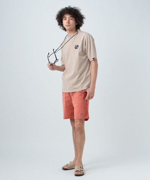 BAYFLOW(ベイフロー)の「SNOWワンポイント刺繍Tシャツ(Tシャツ/カットソー・メンズ・ベージュ/チャコール/ピンク/オフホワイト/ライトグリーン/サックスブルー・MEDIUM/LARGE)」の10枚目の写真