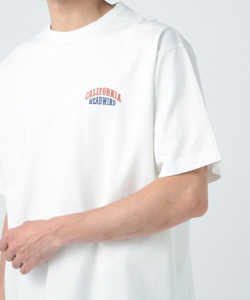 BAYFLOW(ベイフロー)の「SNOWワンポイント刺繍Tシャツ(Tシャツ/カットソー・メンズ・ベージュ/チャコール/ピンク/オフホワイト/ライトグリーン/サックスブルー・MEDIUM/LARGE)」の15枚目の写真