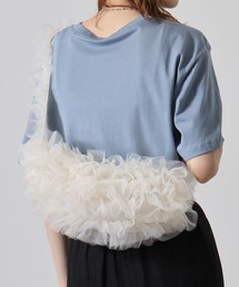 ＆soiree（アンドソワレ）の「&soiree チュールフリルボディーバッグ（ボディバッグ/ウエストポーチ）」