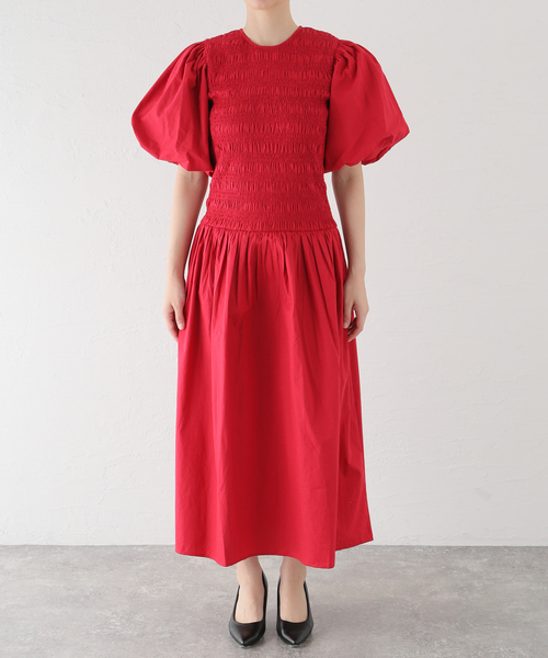 新品タグ付き　マリア デ ラ オルデン　Shirring Dress ワンピース IENA（イエナ）の「【MARIA DE LA ORDEN/マリア デ ラ オルデン