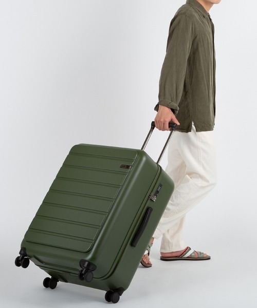 ACE(エース)の「ACE/エース スーツケース フレットボード 10泊 100L 4.2kg 05434(スーツケース/キャリーバッグ・メンズ・ブラック/カーキ/アイボリー/テラコッタ/グレー系その他/ネイビー・FREE)」の7枚目の写真