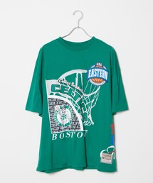 Mitchell&Ness | Mitchell&Ness/ミッチェル&ネス Logo Blast SS Tee 半袖Tシャツ NBA ブルズ レイカーズ セルティックス(Tシャツ/カットソー)