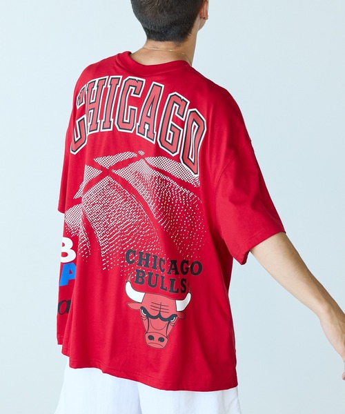 セール】Mitchell&Ness/ミッチェル&ネス Logo Blast SS Tee 半袖T