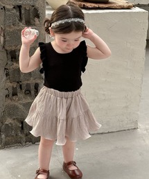 Leja（レジャ）の「【LEJA BABY】ウエストゴムフレアオーガニックコットンスカートベビーキッズ子供服80㎝女の子（その他ベビーウェア）」