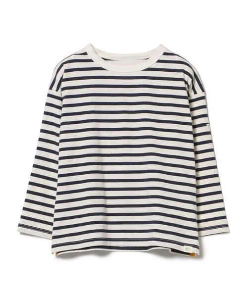 BEAMS mini（ビームスミニ）の「ボーダー ロングスリーブ Tシャツ 2024FW （90～140cm）（Tシャツ/カットソー・キッズ・レッド系その他/ホワイト系その他5/ライトブルー/その他・90/100/110/120/130/140/150）」の14枚目の写真