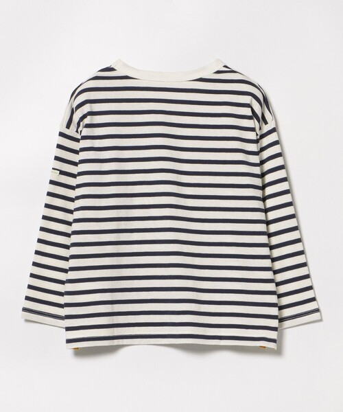 BEAMS mini（ビームスミニ）の「ボーダー ロングスリーブ Tシャツ 2024FW （90～140cm）（Tシャツ/カットソー・キッズ・レッド系その他/ホワイト系その他5/ライトブルー/その他・90/100/110/120/130/140/150）」の15枚目の写真