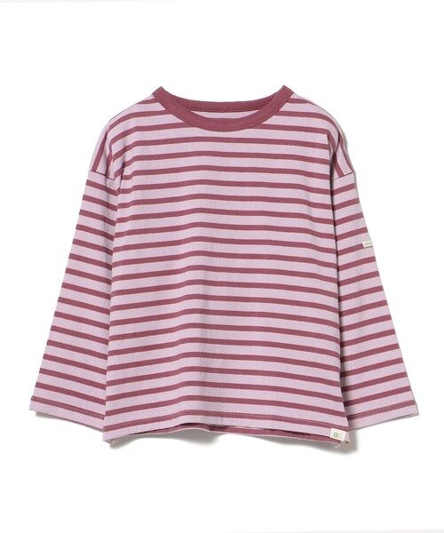 BEAMS mini（ビームスミニ）の「ボーダー ロングスリーブ Tシャツ 2024FW （90～140cm）（Tシャツ/カットソー・キッズ・レッド系その他/ホワイト系その他5/ライトブルー/その他・90/100/110/120/130/140/150）」の17枚目の写真