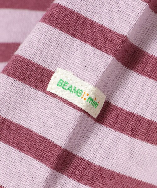 BEAMS mini（ビームスミニ）の「ボーダー ロングスリーブ Tシャツ 2024FW （90～140cm）（Tシャツ/カットソー・キッズ・レッド系その他/ホワイト系その他5/ライトブルー/その他・90/100/110/120/130/140/150）」の19枚目の写真