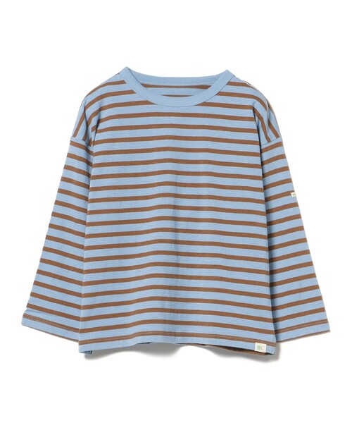BEAMS mini（ビームスミニ）の「ボーダー ロングスリーブ Tシャツ 2024FW （90～140cm）（Tシャツ/カットソー・キッズ・レッド系その他/ホワイト系その他5/ライトブルー/その他・90/100/110/120/130/140/150）」の20枚目の写真