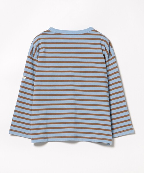 BEAMS mini（ビームスミニ）の「ボーダー ロングスリーブ Tシャツ 2024FW （90～140cm）（Tシャツ/カットソー・キッズ・レッド系その他/ホワイト系その他5/ライトブルー/その他・90/100/110/120/130/140/150）」の21枚目の写真