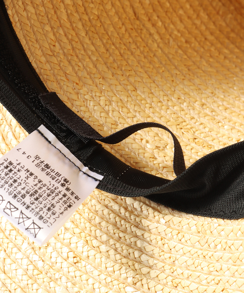 JOURNAL STANDARD relume（ジャーナルスタンダード　レリューム）の「田中帽子店 relume 別注 ストローハット（ハット・メンズ・アイボリー・MEDIUM/LARGE）」の3枚目の写真