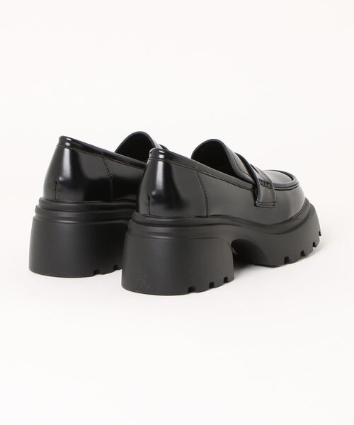Shoes in Closet(シューズインクローゼット)の「軽量 厚底 タンクソール ヒールアップ コインローファー 774(ローファー・レディース・ブラック/ダークブラウン/ブラック系その他/アイボリー・LL/S/M/L)」の10枚目の写真