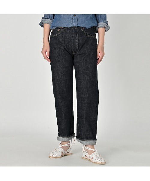 45R（フォーティファイブアール）の「再び6.5空比古比女（濃）（デニムパンツ・レディース・ブラック系その他/ブルー系その他/ブラック系その他2/ブルー系その他2・28inch/34inch/31inch/29inch/27inch/33inch/30 inch/32inch/30inch/36inch）」の8枚目の写真