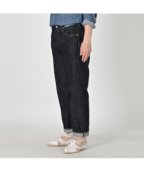 45R（フォーティファイブアール）の「再び6.5空比古比女（濃）（デニムパンツ・レディース・ブラック系その他/ブルー系その他/ブラック系その他2/ブルー系その他2・28inch/34inch/31inch/29inch/27inch/33inch/30 inch/32inch/30inch/36inch）」の9枚目の写真