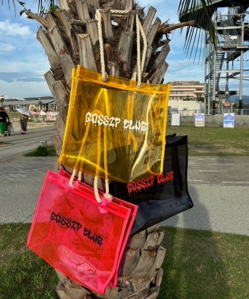 INTER FACTORY（インターファクトリー）の「AINA - ロープクリアバッグ made in INTER FACTORY（トートバッグ・レディース・ピンク/ブラック/イエロー・FREE）」の10枚目の写真