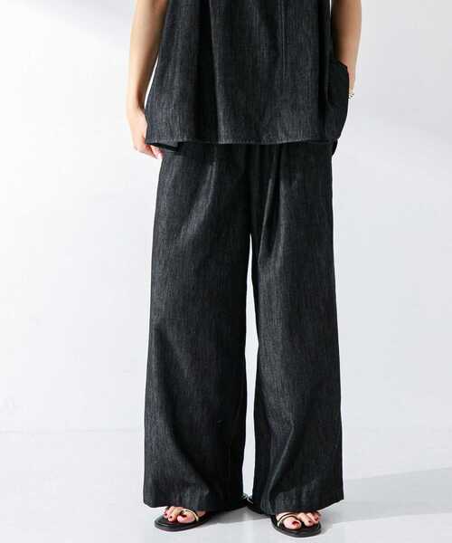 URBAN RESEARCH Sonny Label（アーバンリサーチサニーレーベル）の「デニムキャミ×パンツセットアップ（サロペット/オーバーオール・レディース・ブラック/インディゴブルー・FREE）」の14枚目の写真