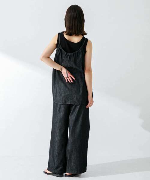 URBAN RESEARCH Sonny Label（アーバンリサーチサニーレーベル）の「デニムキャミ×パンツセットアップ（サロペット/オーバーオール・レディース・ブラック/インディゴブルー・FREE）」の18枚目の写真