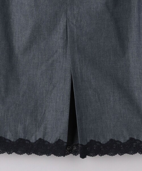 UNITED ARROWS（ユナイテッドアローズ）の「ダンガリー レースコンビ タイトスカート（スカート・レディース・ネイビー・38/36）」の14枚目の写真