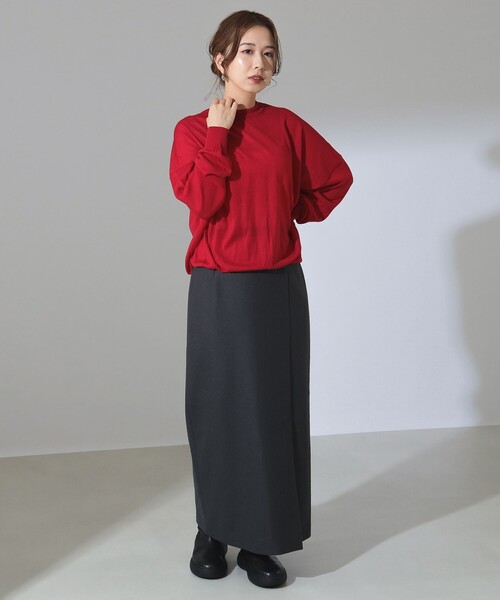 週末限定値下ATON SHEER WOOL エイトン　　クルーネックセーター ATON（エイトン）の「ATON / シアー ウール クルーネック ニット