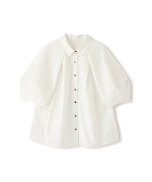 N.(N. Natural Beauty Basic)(エヌエヌナチュラルビューティーベーシック)の「◆ランタンスリーブブラウス(シャツ/ブラウス・レディース・ライラック/ベージュ/ホワイト・MEDIUM)」の11枚目の写真