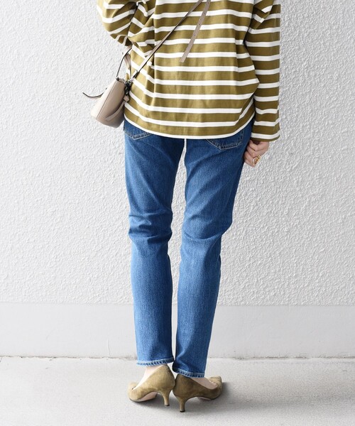 SHIPS（シップス）の「【WEB限定】スリム テーパード デニム （コバルトブルー・ダークブルー）（デニムパンツ・レディース・ダークブルー/コバルトブルー・L/M/S/XS/XXS）」の17枚目の写真