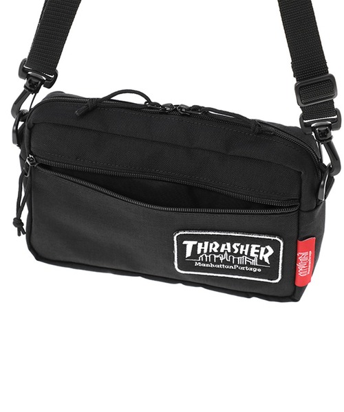 Manhattan Portage(マンハッタンポーテージ)の「Jogger Bag Embroidered Patch THRASHER(ショルダーバッグ・メンズ・ブラック・X-SMALL)」の9枚目の写真