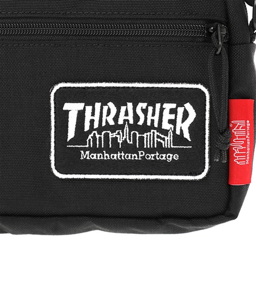 Manhattan Portage(マンハッタンポーテージ)の「Jogger Bag Embroidered Patch THRASHER(ショルダーバッグ・メンズ・ブラック・X-SMALL)」の7枚目の写真