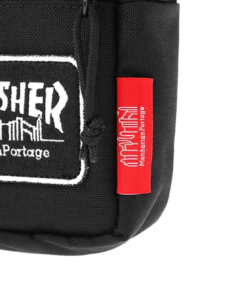 Manhattan Portage(マンハッタンポーテージ)の「Jogger Bag Embroidered Patch THRASHER(ショルダーバッグ・メンズ・ブラック・X-SMALL)」の6枚目の写真