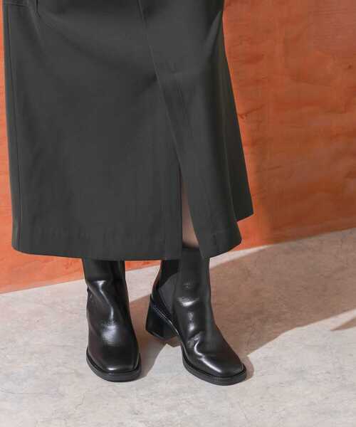 URBAN RESEARCH ROSSO WOMEN（アーバンリサーチ　ロッソ）の「ストレートカーゴスカート（スカート・レディース・カーキ/アイボリー・38/36）」の4枚目の写真