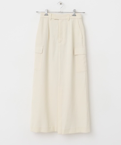 URBAN RESEARCH ROSSO WOMEN（アーバンリサーチ　ロッソ）の「ストレートカーゴスカート（スカート・レディース・カーキ/アイボリー・38/36）」の11枚目の写真