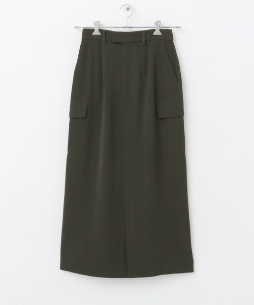 URBAN RESEARCH ROSSO WOMEN（アーバンリサーチ　ロッソ）の「ストレートカーゴスカート（スカート・レディース・カーキ/アイボリー・38/36）」の15枚目の写真