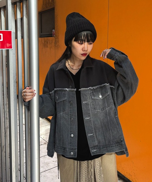 MODE NORM CORE】リメイク風モンスターGジャン（デニムジャケット