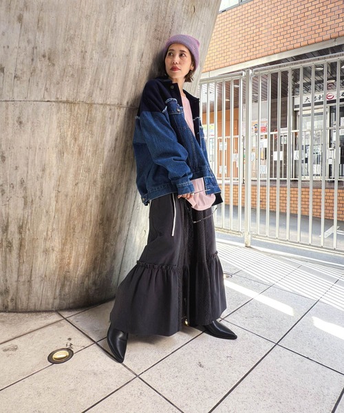 セール】【MODE NORM CORE】リメイク風モンスターGジャン（デニム