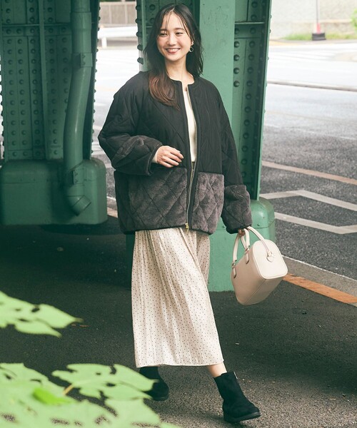 ANY SIS（エニィスィス）の「【洗える】シャイニードットギャザー スカート（スカート・レディース・グレー系5/ベージュ系5・1/2/3）」の10枚目の写真