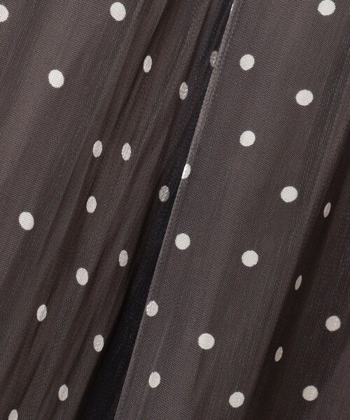 ANY SIS（エニィスィス）の「【洗える】シャイニードットギャザー スカート（スカート・レディース・グレー系5/ベージュ系5・1/2/3）」の4枚目の写真