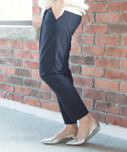 JOURNAL STANDARD(ジャーナルスタンダード)の「ウールイージーパンツ#(その他パンツ・レディース・ネイビー/ブラック/チャコールグレー・40/38/36)」の3枚目の写真