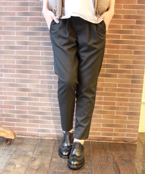 JOURNAL STANDARD(ジャーナルスタンダード)の「ウールイージーパンツ#(その他パンツ・レディース・ネイビー/ブラック/チャコールグレー・40/38/36)」の2枚目の写真