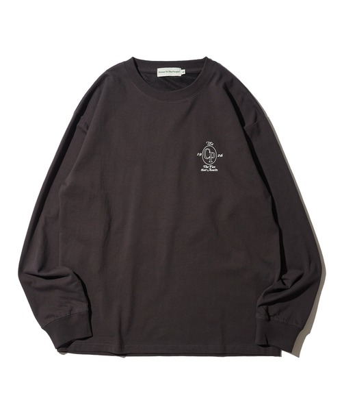 POWER TO THE PEOPLE(パワートゥーザピープル)の「【POWER TO THE PEOPLE】ネコ刺繍ロングスリーブTシャツ(Tシャツ/カットソー・レディース・パープル/オフホワイト/チャコールグレー・MEDIUM/LARGE/X-LARGE)」の6枚目の写真